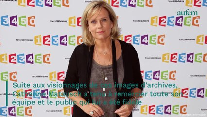 Les adieux de Catherine Matausch au JT de France 3 coupés par la publicité !