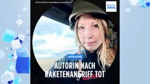 Autorin Amelina stirbt nach Raketenangriff auf Kramatorsk