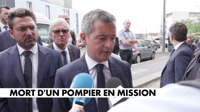 Gérald Darmanin : «Je voudrais adresser mes condoléances à tous les sapeurs-pompiers de France. J’irai présider moi-même les obsèques de ce jeune caporal»