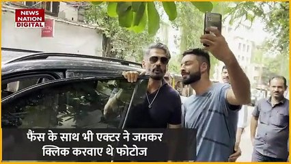 Suniel Shetty Spotted : हेयर स्टाइलिस्ट आलिम हकीम के सैलून पर स्पॉट हुए सुनिल शेट्टी