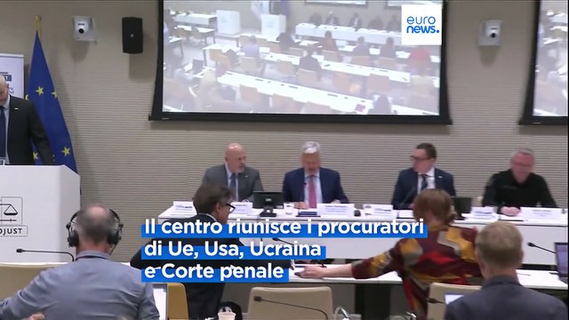 All'Aia apre il nuovo centro per investigare sul crimine di aggressione russa in Ucraina
