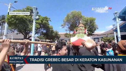 Télécharger la video: Tradisi Grebeg Besar di Keraton Surakarta: Warga Rebutan Gunungan Makanan