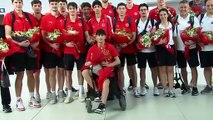 U19 Erkek Basketbol Milli Takımı, yurda döndü