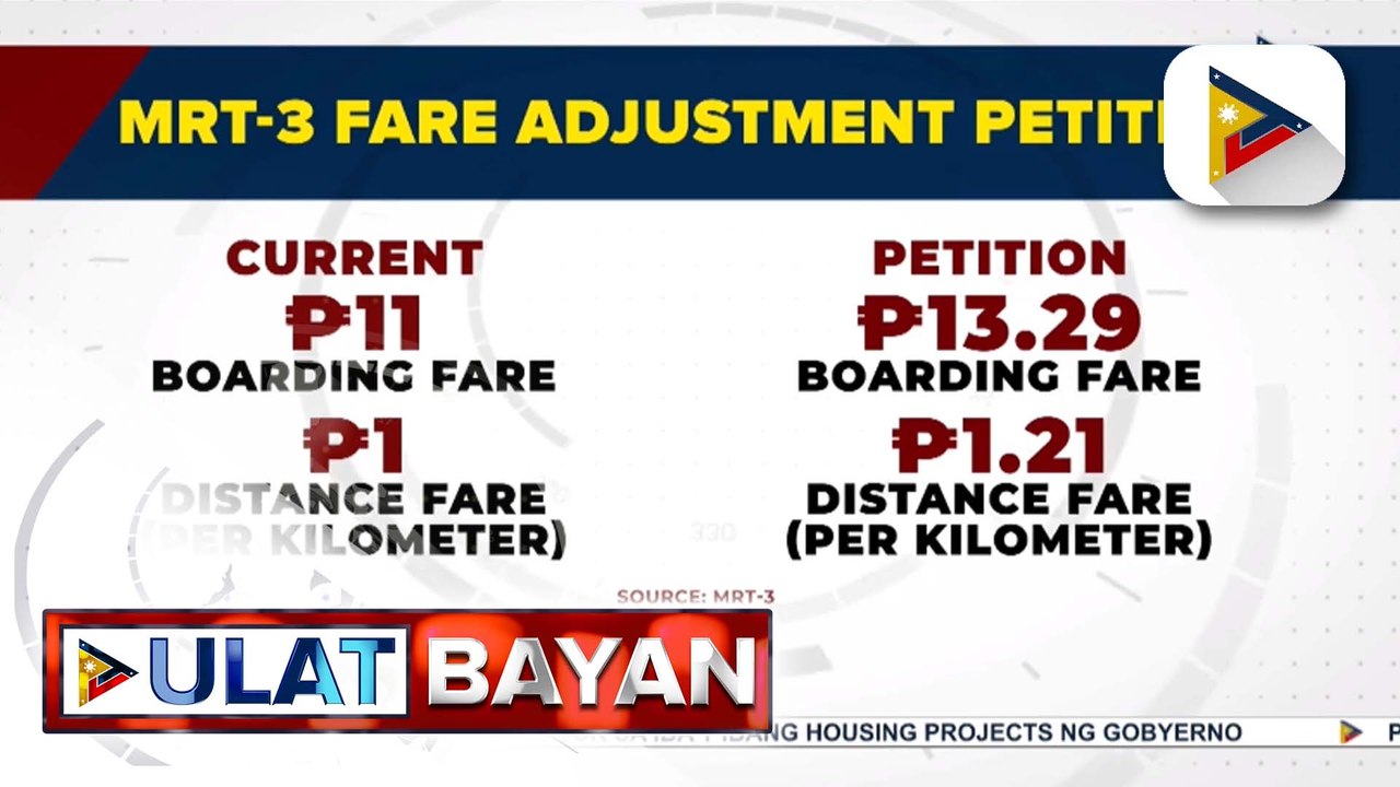 Petisyon ng pamunuan ng MRT-3 para sa mahigit P2 dagdag-pasahe, natanggap na ng DOTr