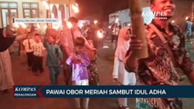 200 Anak TPQ Al Mabrur Ikuti Pawai Obor di Desa Kebonagung, Pekalongan