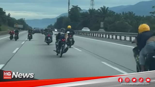 MGNews : Polis Buru Kumpulan Penunggang Buat Aksi Superman