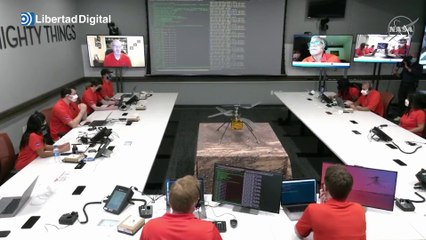 La NASA restablece contacto con su helicóptero en Marte tras 63 días