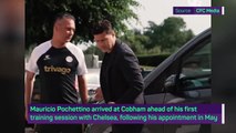 Pochettino arrives at Cobham for first Chelsea training session