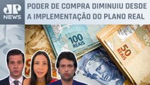 Inflação brasileira acumulou 677,5% em 29 anos; Alan Ghani, Amanda Klein e Beraldo analisam