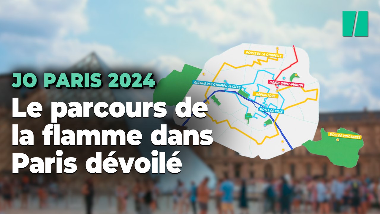 JO de Paris 2024 : voici le parcours de la flamme olympique dans la capitale