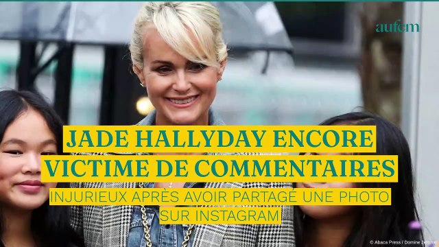 Jade Hallyday encore victime de commentaires injurieux après avoir partagé une photo sur Instagram