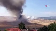 Sıcaklar Bursa'yı yaktı: Çöplük alev aldı