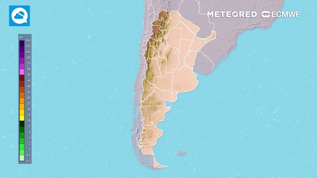 Alerta por nevadas fuertes en la cordillera de Patagonia