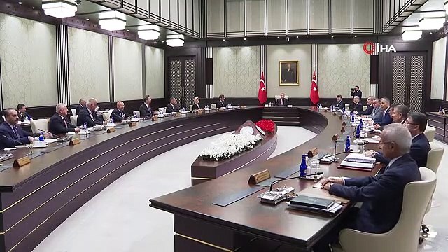 Cabinet présidentiel réuni sous la présidence du président Erdoğan