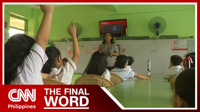 Gatchalian: PH mother tongue-based education like an experiment | The Final Word