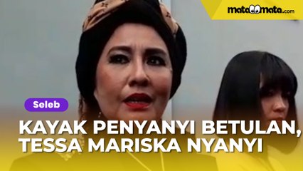 Kayak Penyanyi Betulan, Tessa Mariska Nyanyi "You Brik My Heart Brik Haf" Ditonton Banyak Orang