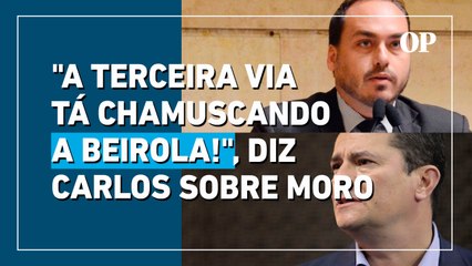 Bolsonaro inelegível: Carlos critica Moro por silêncio, veja