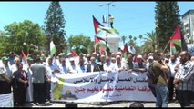 A Gaza manifestazione di solidarietà per le vittime di Jenin