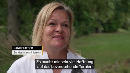 Faeser: "Macht mir viel Hoffnung auf das Turnier"