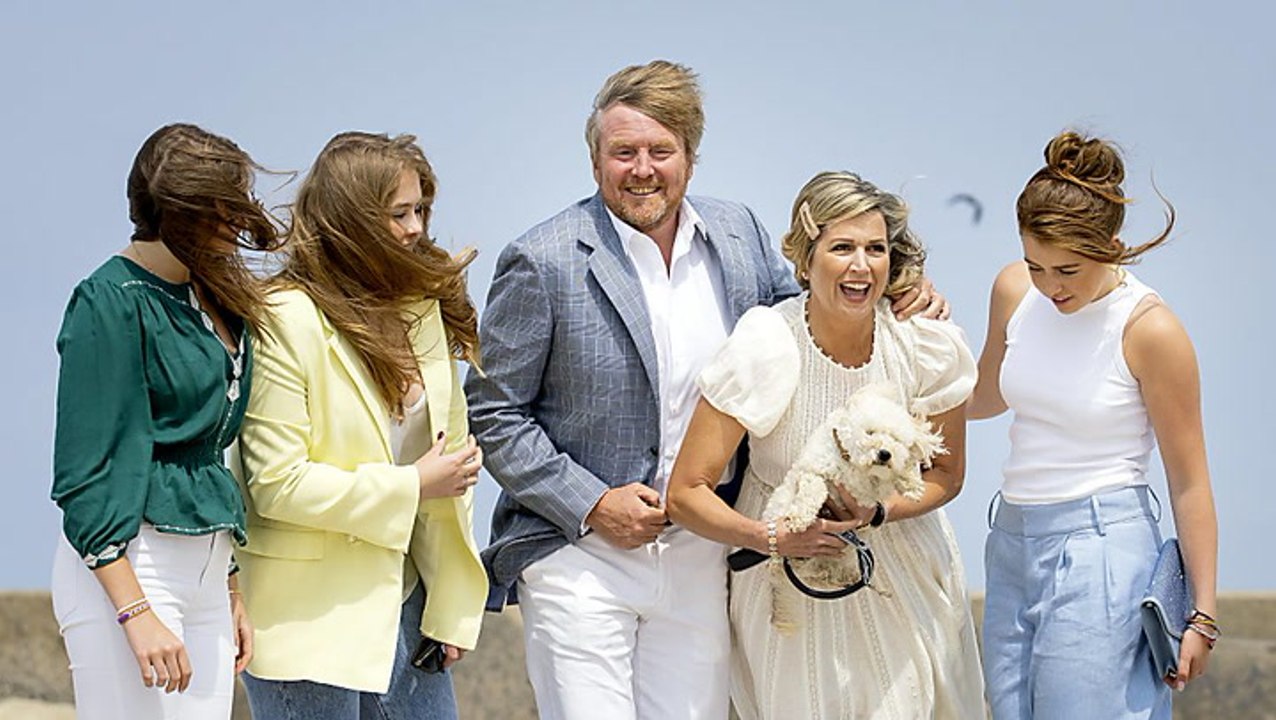 Niederländische Royals vom Winde verweht auf neuen Familienfotos