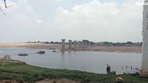 आगरा: पिनाहट में बढ़ रहा चंबल नदी का जलस्तर, देखें वीडियो
