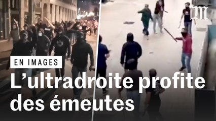 En images : comment des militants d’ultradroite ont profité des émeutes pour mener des actions violentes