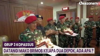 Grup 3 Kopassus Datangi Mako Brimob Kelapa Dua Depok, Ada Apa ?