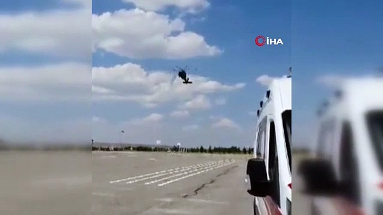 Bergsteiger, der sich in Aladağlar den Knöchel gebrochen hatte, wurde mit einem Hubschrauber gerettet