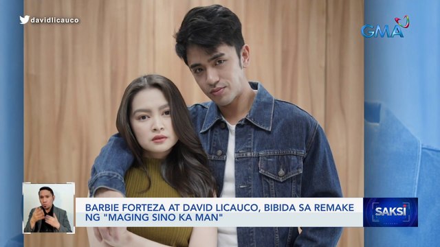 Barbie forteza at David licauco, bibida sa remake ng Maging sino ka man | Saksi