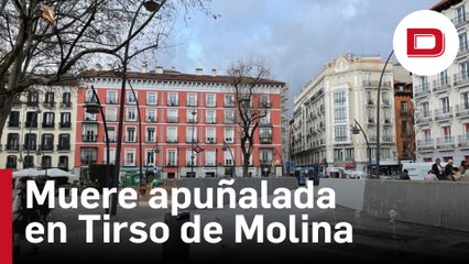 Muere apuñalada la dueña de una tienda en la plaza Tirso de Molina de Madrid en un aparente atraco