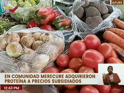 Comunidad de Merecure del edo. Apure fueron beneficiados con venta de proteínas y otros rubros