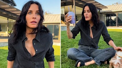 Courteney Cox shares hilarious video of McDonald’s Grimace shake ‘effect’