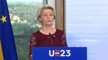 Ursula Von der Leyen hace una primera valoración sobre la presidencia española del Consejo de la UE