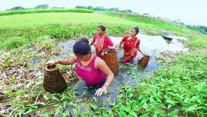 Very Amazing Fishing Techniques by Women