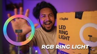 Digitek RGB Ring Light Unboxing (DRL-18 RGB)