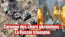 Carnage des chars ukrainiens : La Russie triomphe