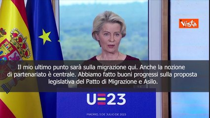 下载视频: Von der Leyen: Patto migranti entro questo mandato