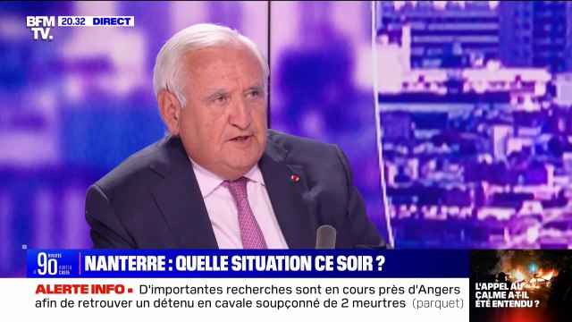 Émeutes: Quand la violence avance, c'est que la politique recule , pour l'ancien Premier ministre Jean-Pierre Raffarin