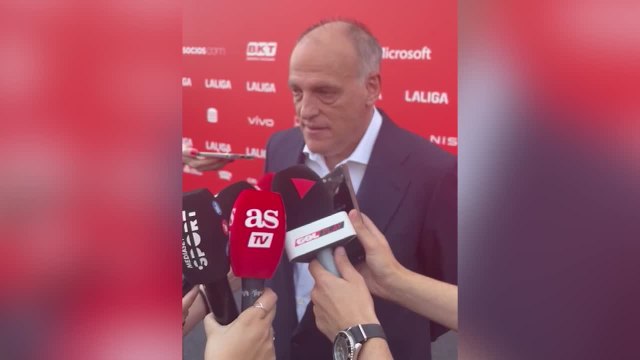 Preguntan a Tebas por Mbappé y deja dos nombres más que le gustaría ver en LaLiga