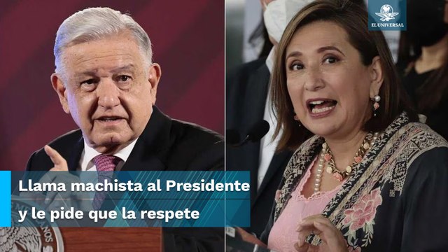 Usted me va a entregar la banda presidencial : Xóchitl Gálvez le responde a López Obrador