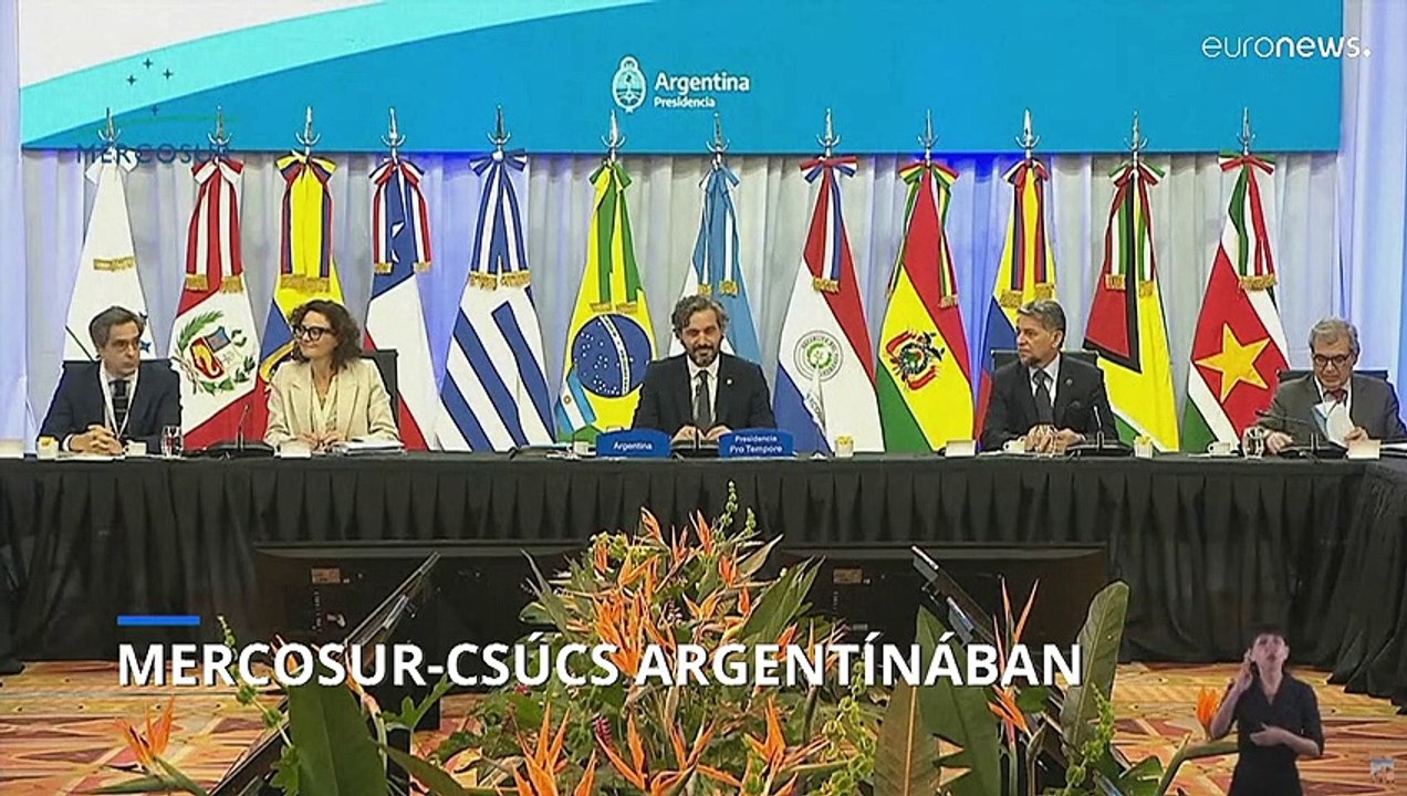 Az EU és a dél-amerikai tömb közötti kereskedelmi megállapodás a MERCOSUR-csúcs tétje