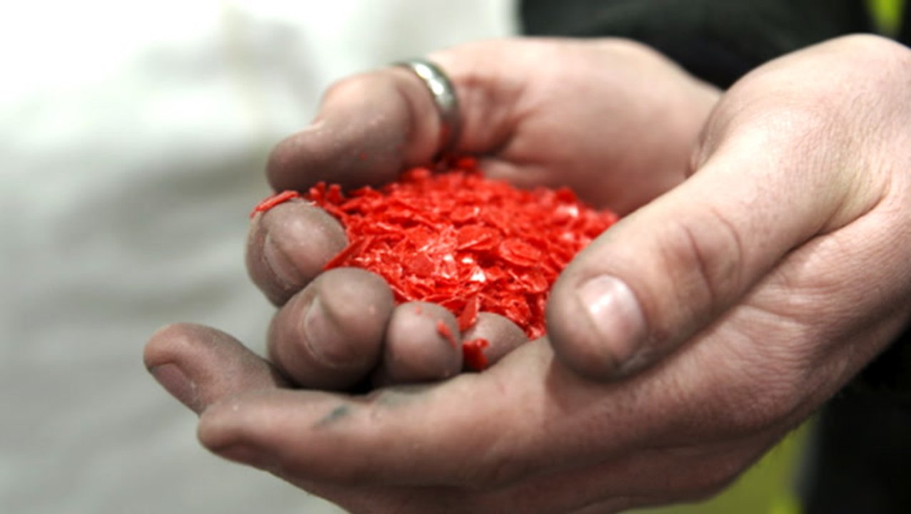 Recyclers reject most plastic. This company turns it into furniture.