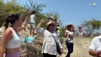 Autoridades aseguran lago en Bahía de Banderas y catean empresa que pretende construir en la zona