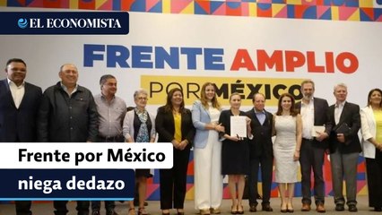 Frente por México niega dedazo y anuncian calendario para selección de aspirante presidencial