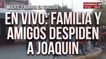 Así familiares y amigos despiden los restos de Joaquín Sperani