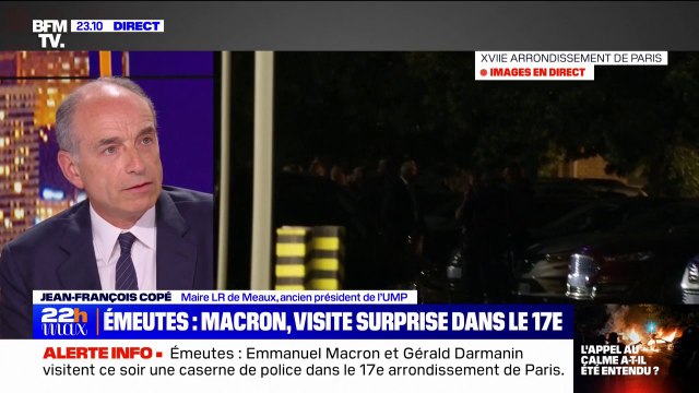 Émeutes: Il n'a jamais été écrit nulle part que le fait que l'on soit dans une famille très modeste puisse légitimer ce type de comportements , pour Jean-François Copé (LR)