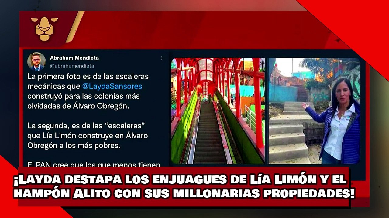 ¡VEAN! ¡Layda destapa los enjuagues de Lía Limón y el hampón Alito con sus millonarias propiedades!