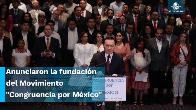 Se van de PRI Miguel Ángel Osorio, Claudia Ruiz Massieu, Eruviel Ávila y Nuvia Mayorga