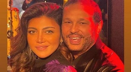 ريهام حجاج ومحمد حلاوة يرزقان بتوأم وهذا اسميهما
