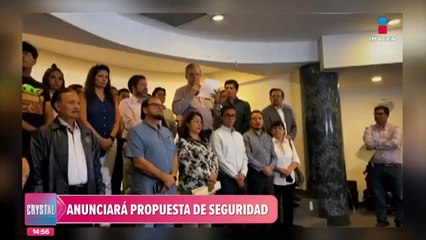 Marcelo Ebrard anunciará propuesta de seguridad